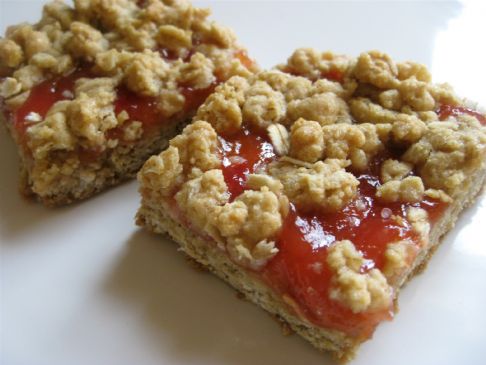 rhubarb bars